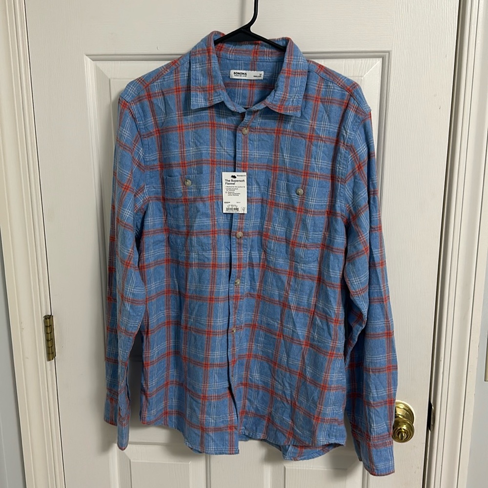 Men’s Sonoma Supersoft Flannel Medium